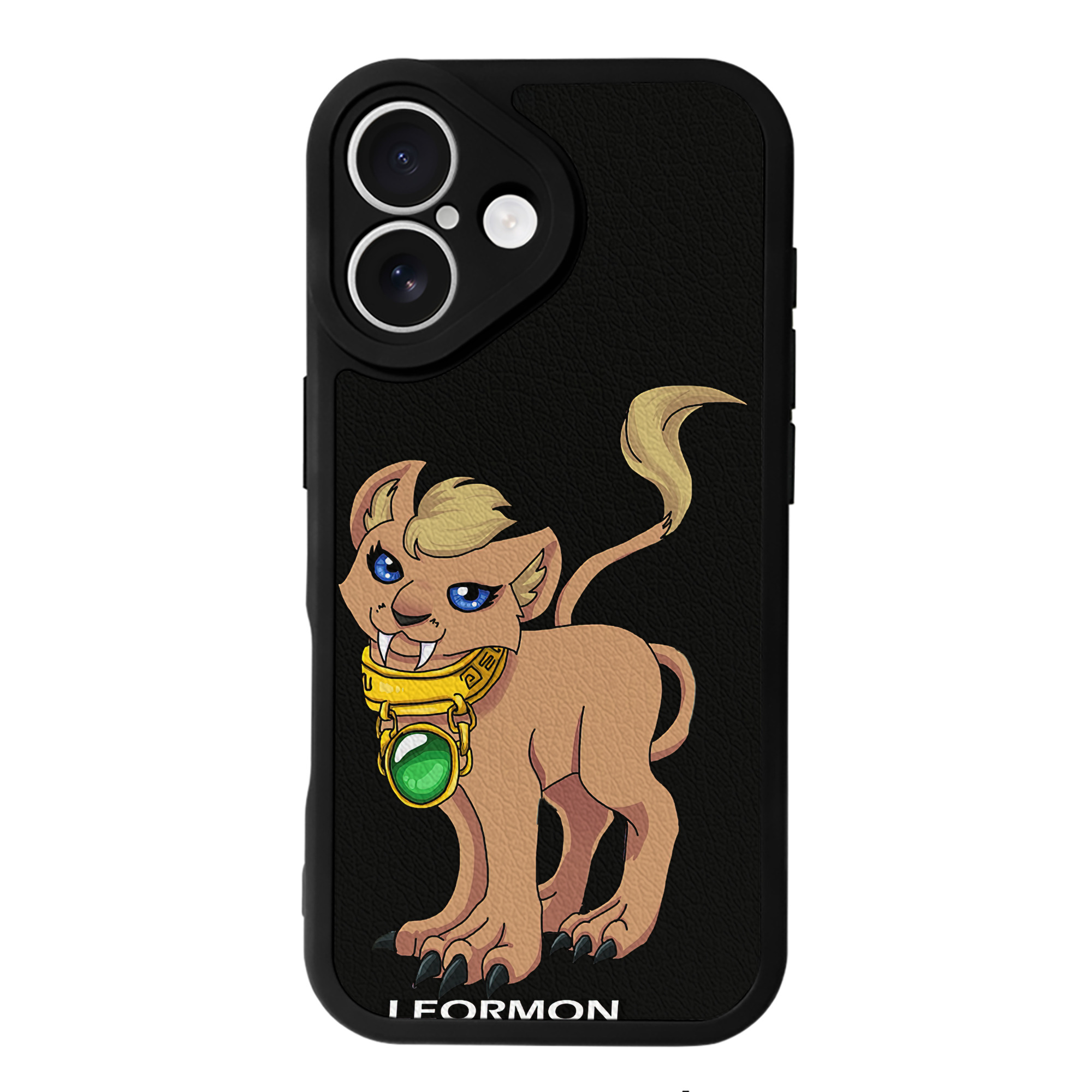 （画像用） Digimon デジタルモンスター/デジモン 【iPhone 16シリーズ対応】シリコンスマホケース（レザー調） 材質：シリコン